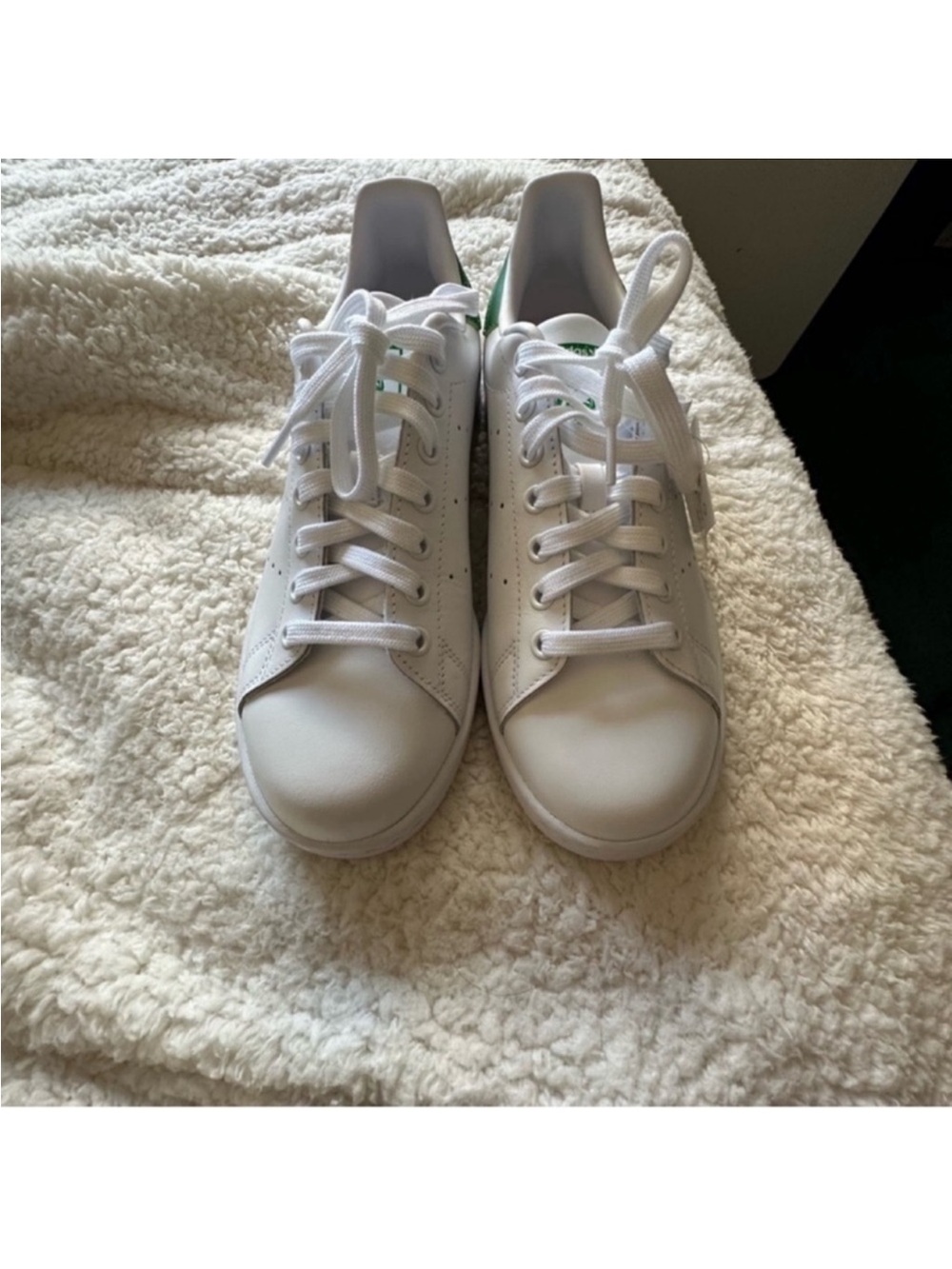 adidas White & Green Low-Top Sneakers Stan Smith - Picture 2 of 9